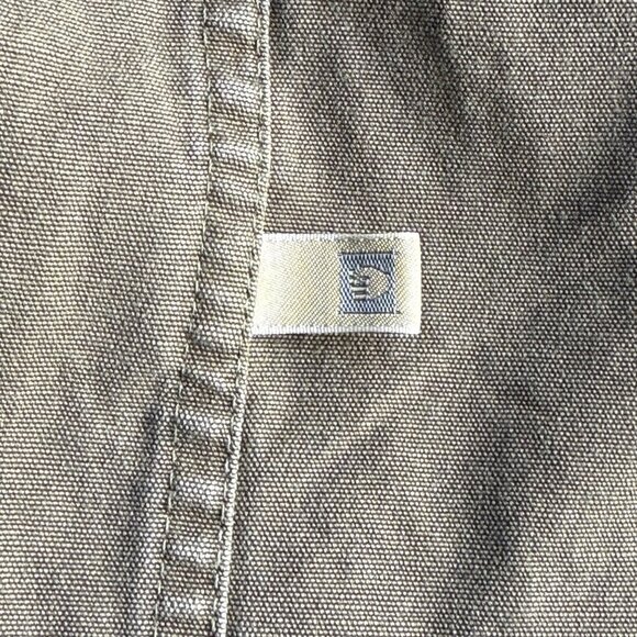 Cabelas Mens Long Sleeve Button-Up Shirt Olive Green Size L - Picture 4 of 7